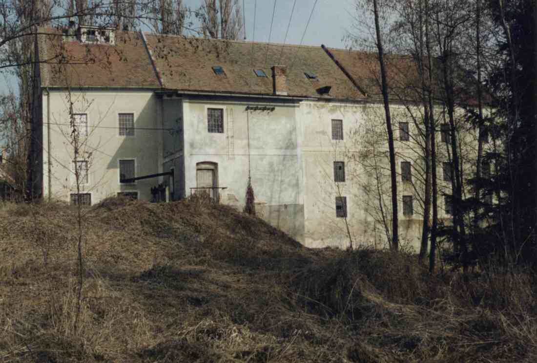 Techetmühle im März 1989 in der Mühlgasse 12