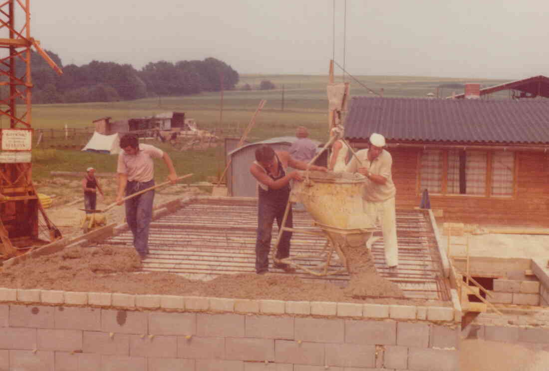 Bau des neuen Rossnest