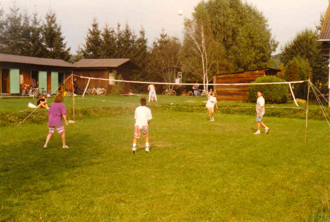 Volleyballmatch im Rossnest