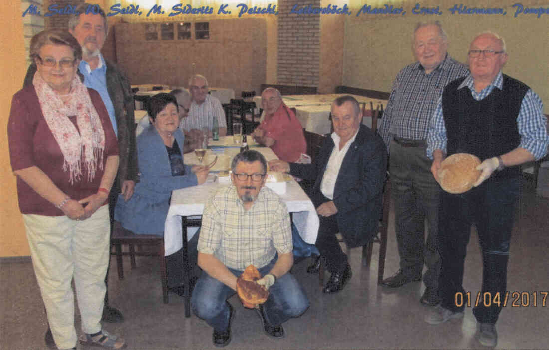 Kameradschaftsverein Stegersbach am 01.04.2017