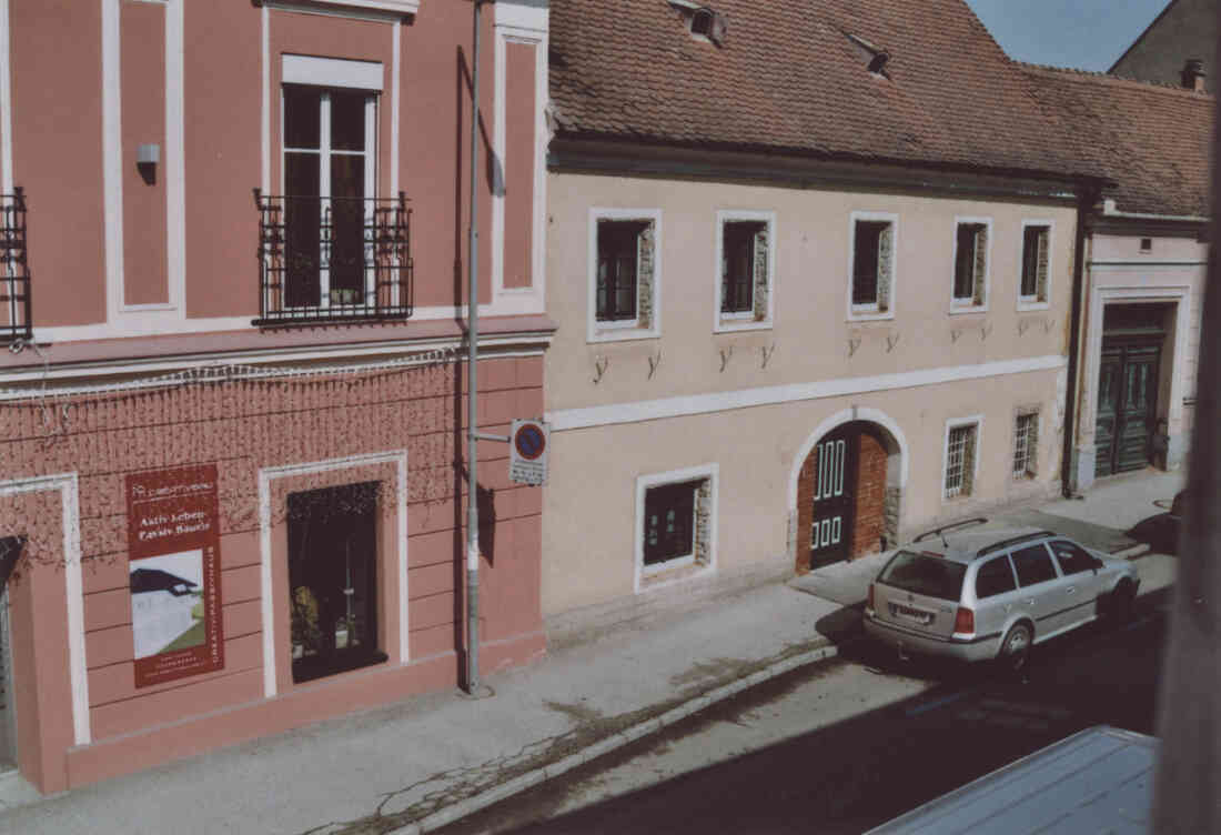 Herrengasse mit Creativbau und Röhrich Haus am 17.03.2010