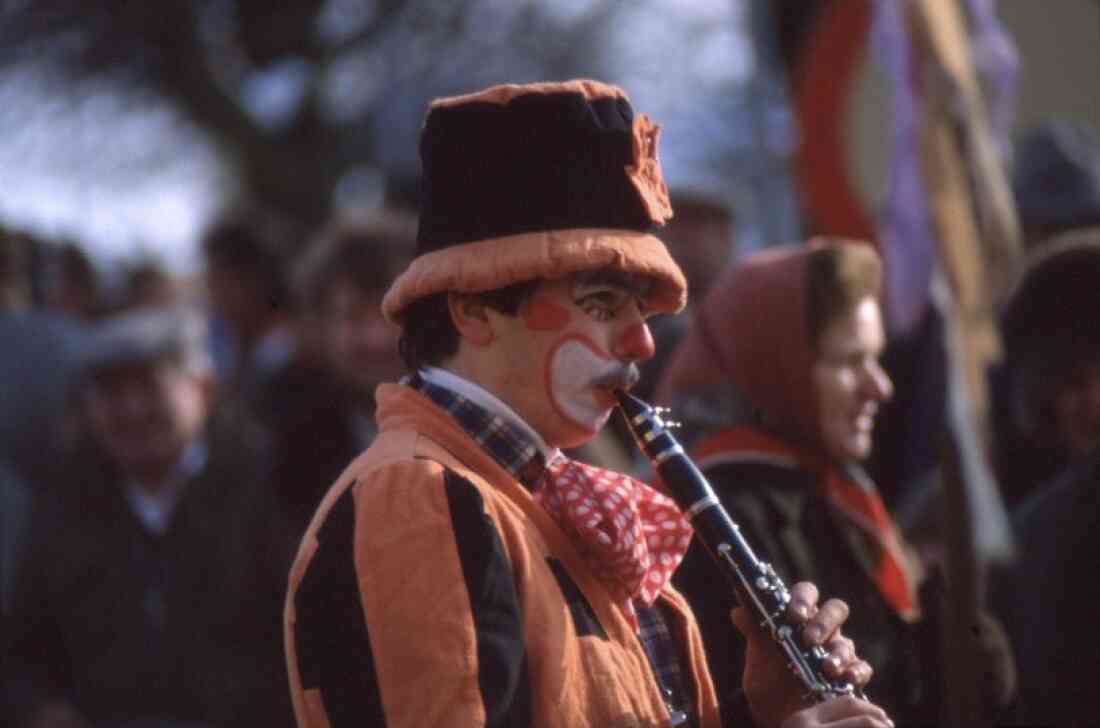 Faschingsumzug mit dem Musikverein Stegersbach