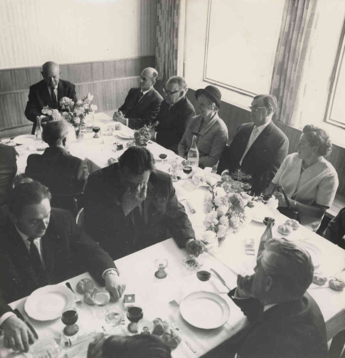 Einweihungsfeier der Firma Gloriette am 10.06.1964 im Hotel Restaurant Novosel mit Landeshauptmann Johann Schani Wagner