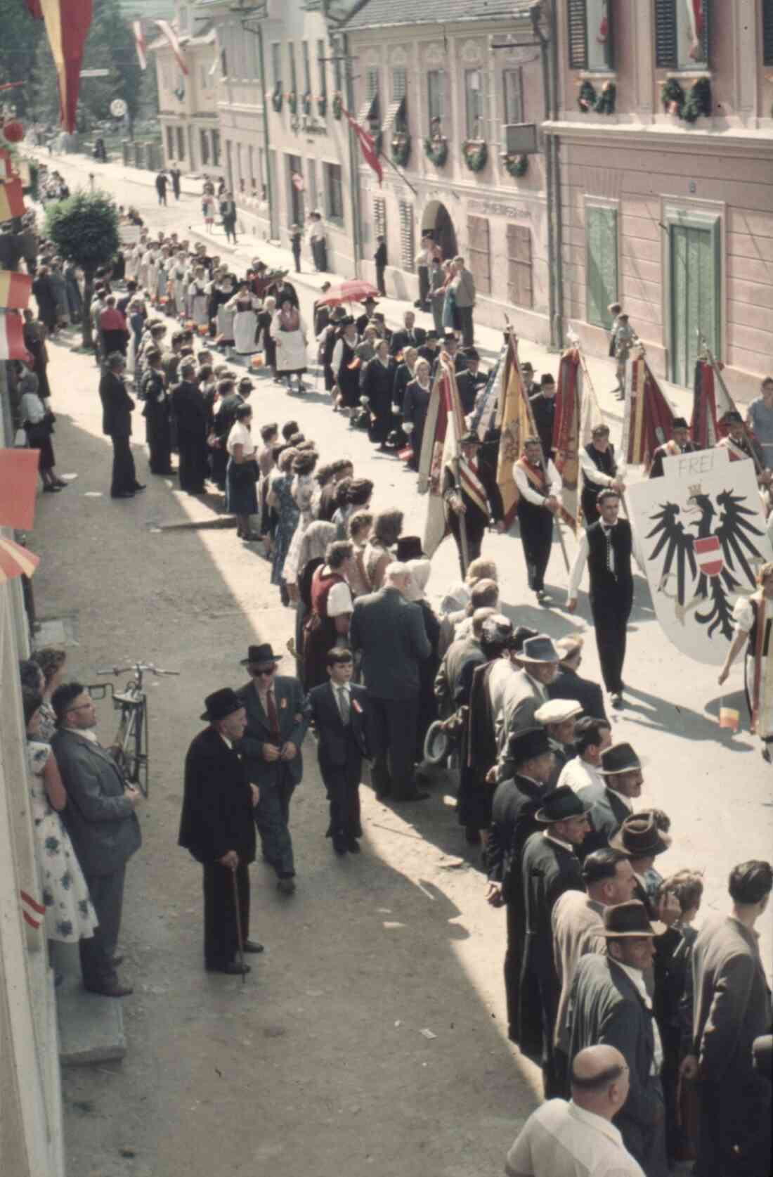 Volksfest und Blumenkorso 1955